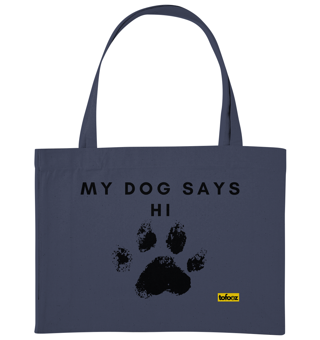 French Bulldog Adulting Again - Organic Shopping-Bag