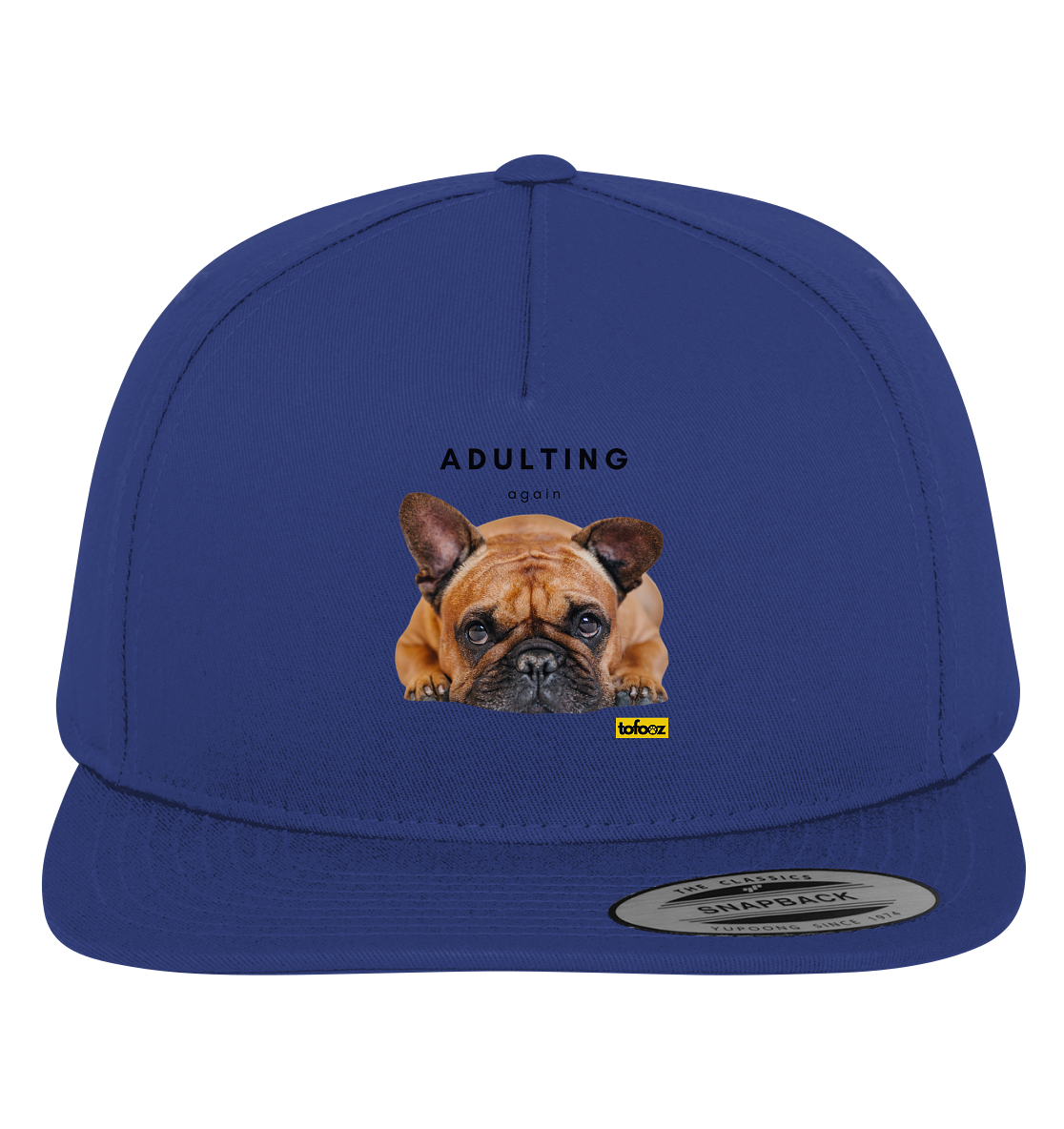 French Bulldog Adulting Again - Premium Snapback