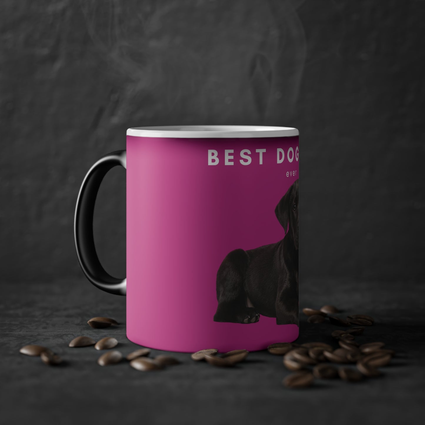 Best Dog Mom Black Lab Magic Mug, 325ml