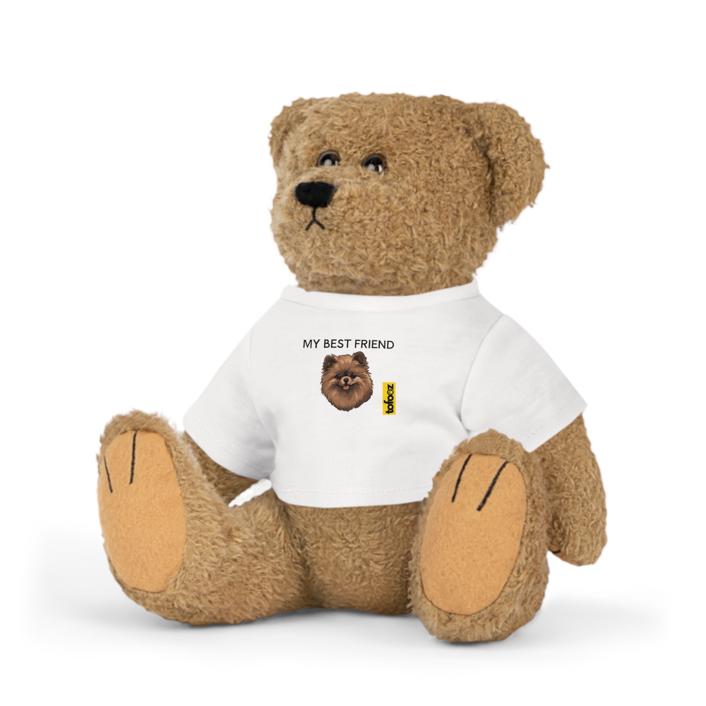 My Best Friend Tan Pomeranian - Plush Toy with T-Shirt