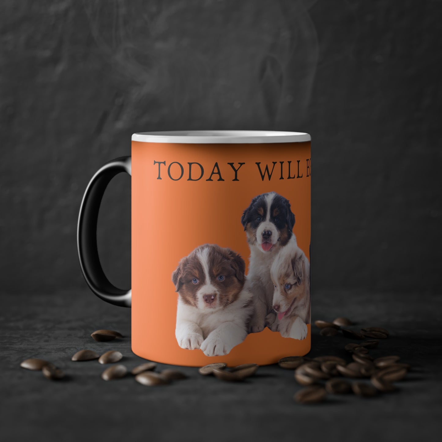 Today Will Be Aussome Aussie Puppies Magic Mug, 325ml - Crusta