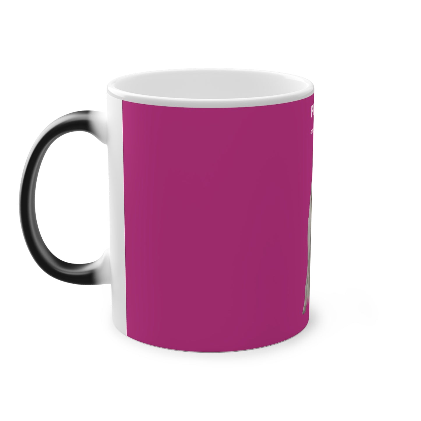 Pretty And I Know It Borzoi Magic Mug, 325ml - Pink