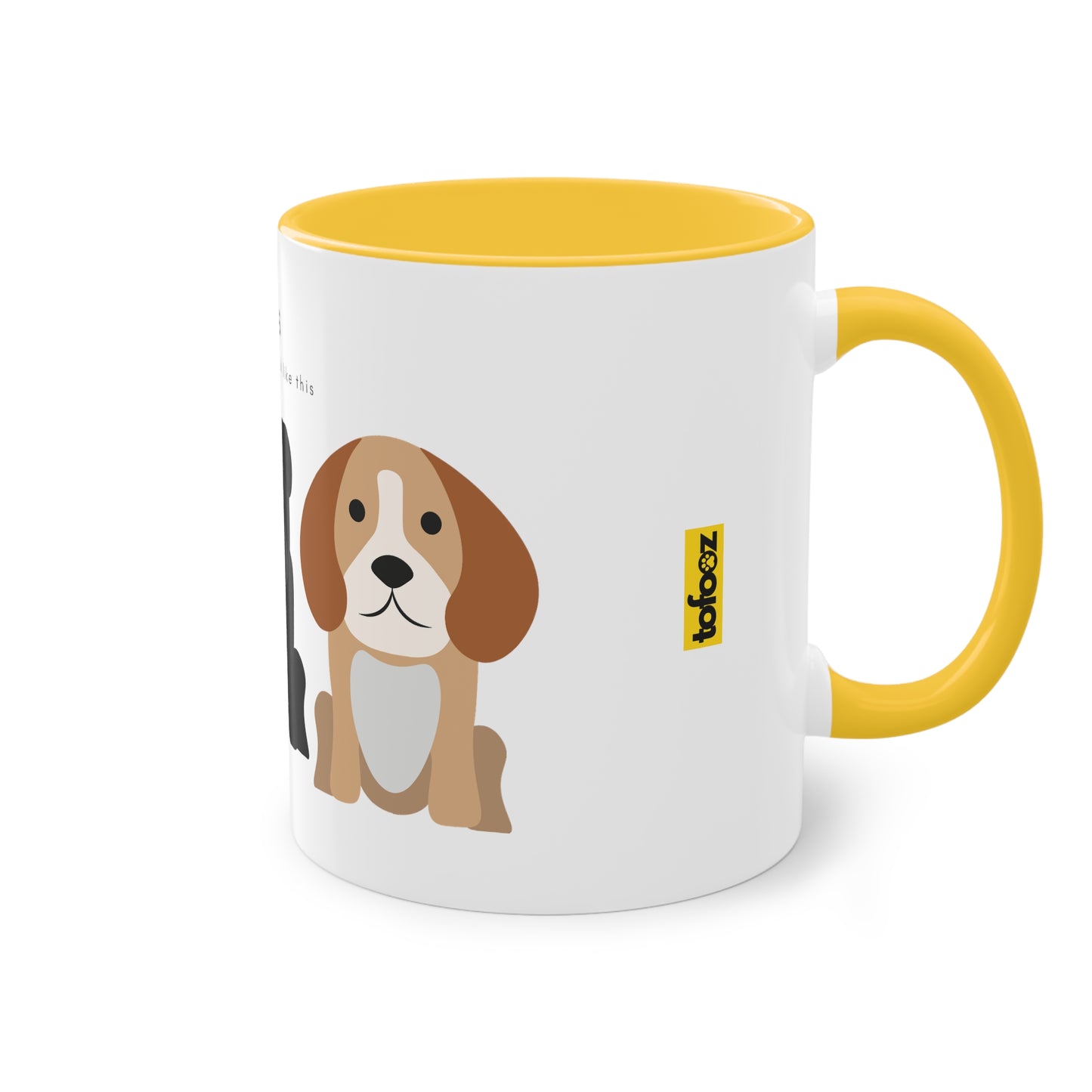 Yes My Children Look Like This Dogs Two-Tone Coffee Mug, 325ml - White