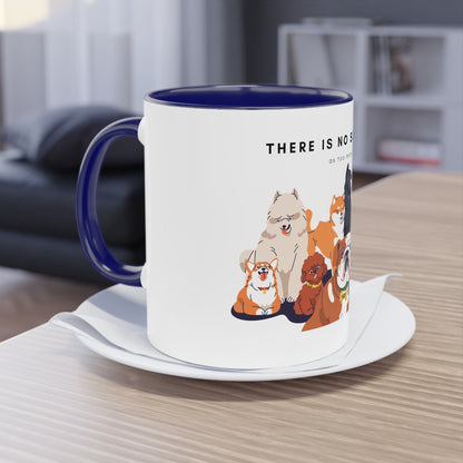 No Such Thing As Too Many Dogs Two-Tone Coffee Mug, 325ml - White