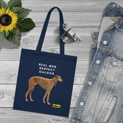 Real Men Respect Brindle Organic Cotton Tote Bag