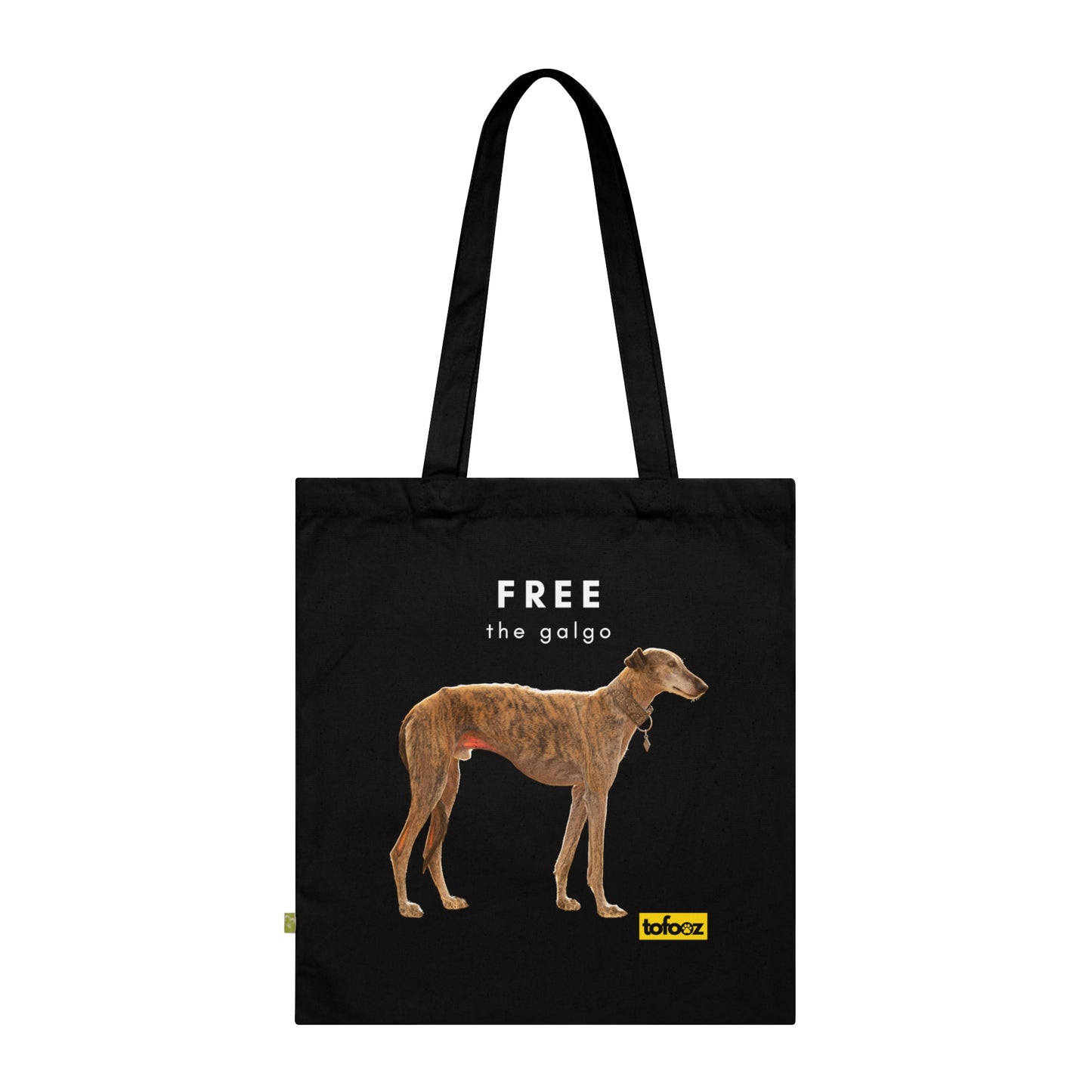 Free The Galgo Organic Cotton Tote Bag