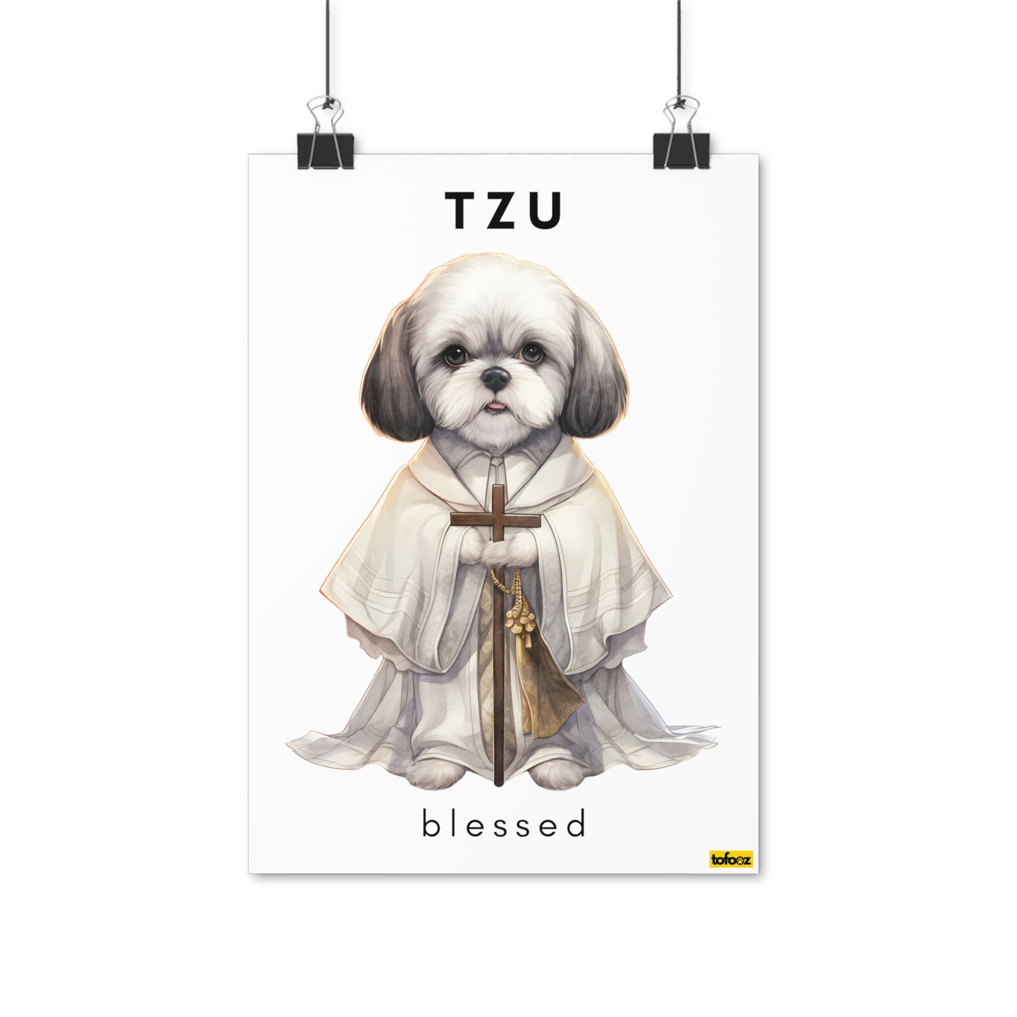 Tzu Blessed Shih Tzu Poster - Various Sizes