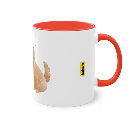 Home Is Where My Animals Are Two-Tone Coffee Mug, 325ml - White