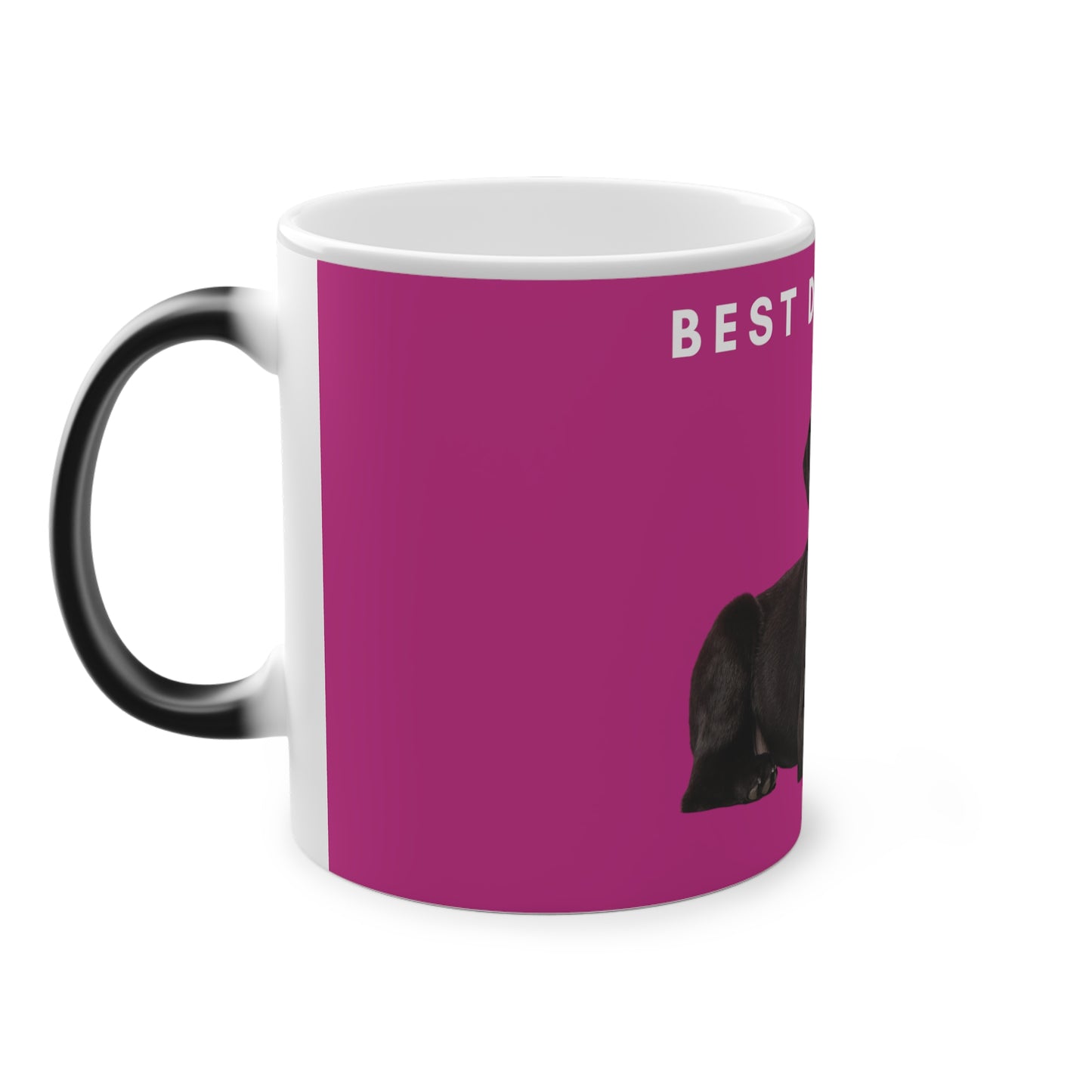 Best Dog Mom Black Lab Magic Mug, 325ml