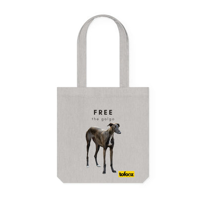 Free The Galgo Woven Tote Bag