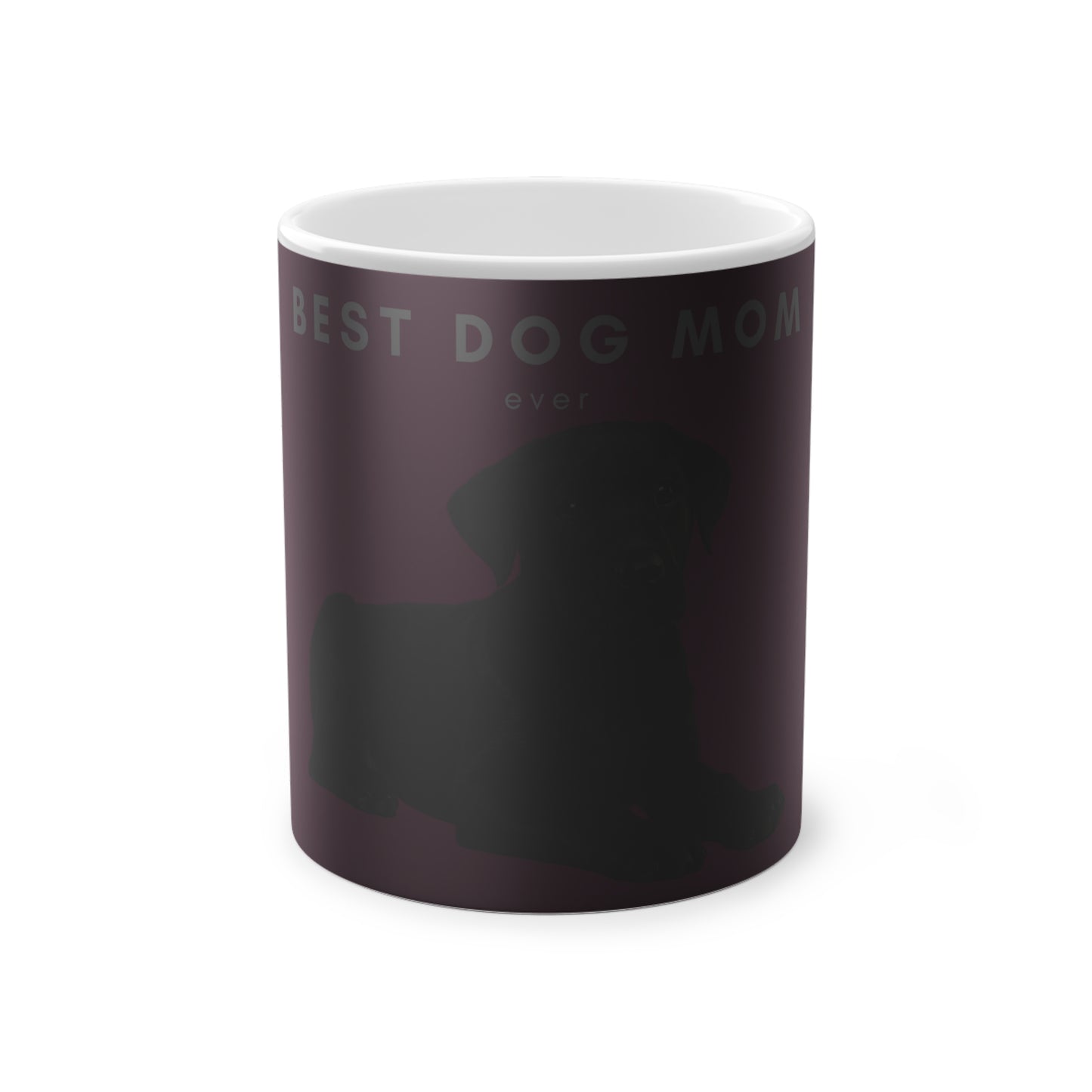 Best Dog Mom Black Lab Magic Mug, 325ml