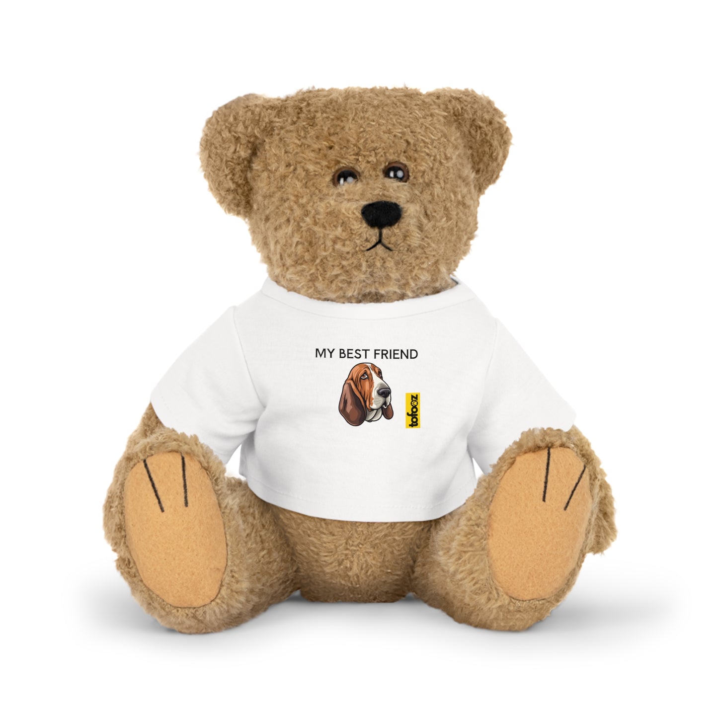 My Best Friend Basset Hound - Plush Toy with T-Shirt