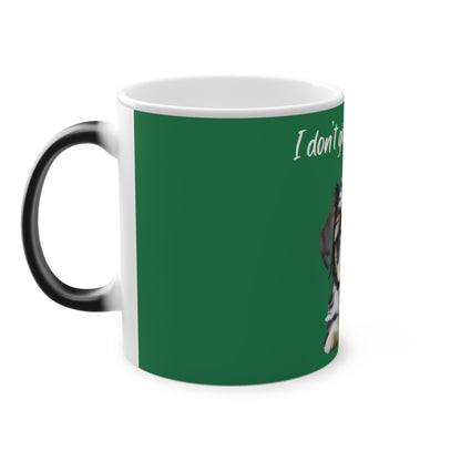 I Don't Give A Shih Tzu Magic Mug, 325ml - Green