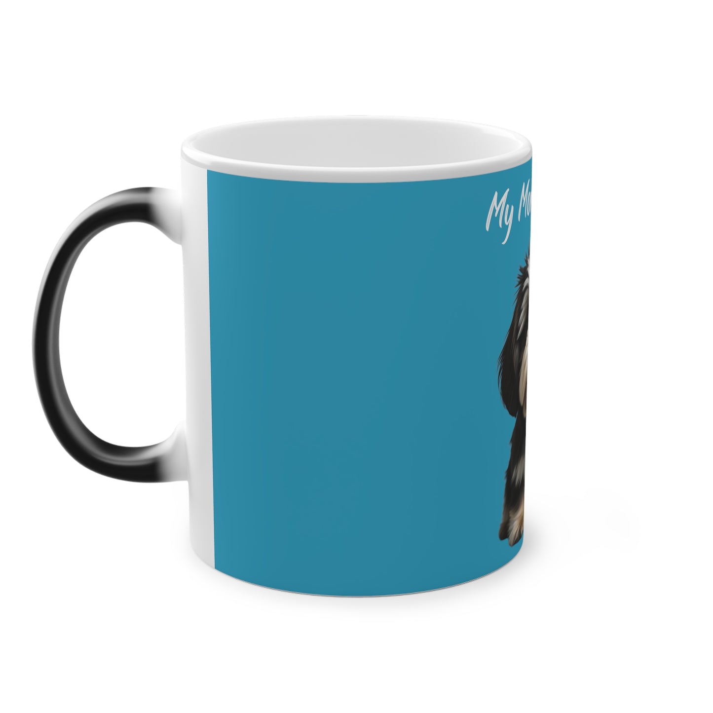 My Mom Is The Shih Shih Tzu Magic Mug, 325ml - Turquoise