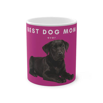 Best Dog Mom Black Lab Magic Mug, 325ml