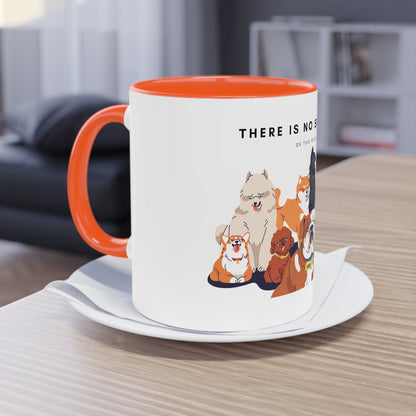 No Such Thing As Too Many Dogs Two-Tone Coffee Mug, 325ml - White