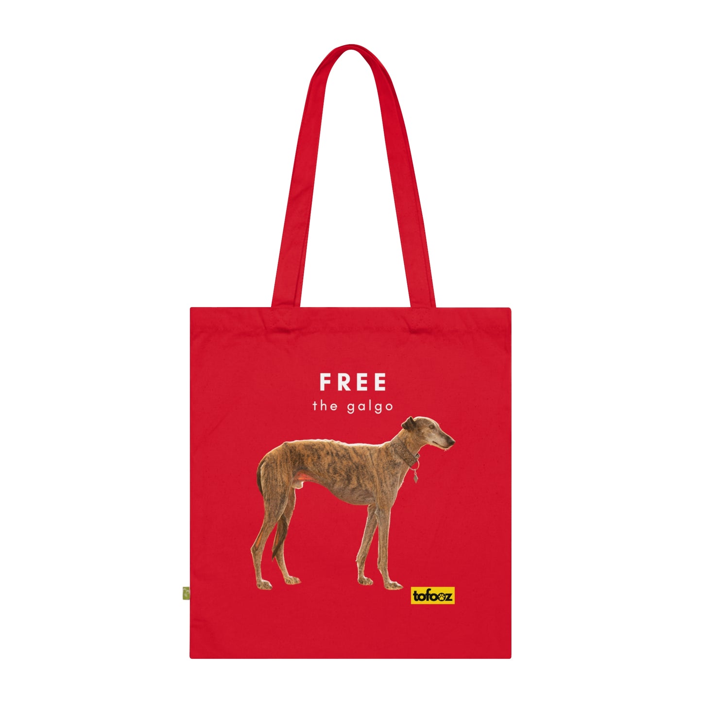 Free The Galgo Organic Cotton Tote Bag