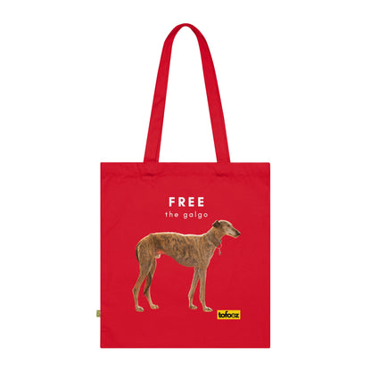 Free The Galgo Organic Cotton Tote Bag