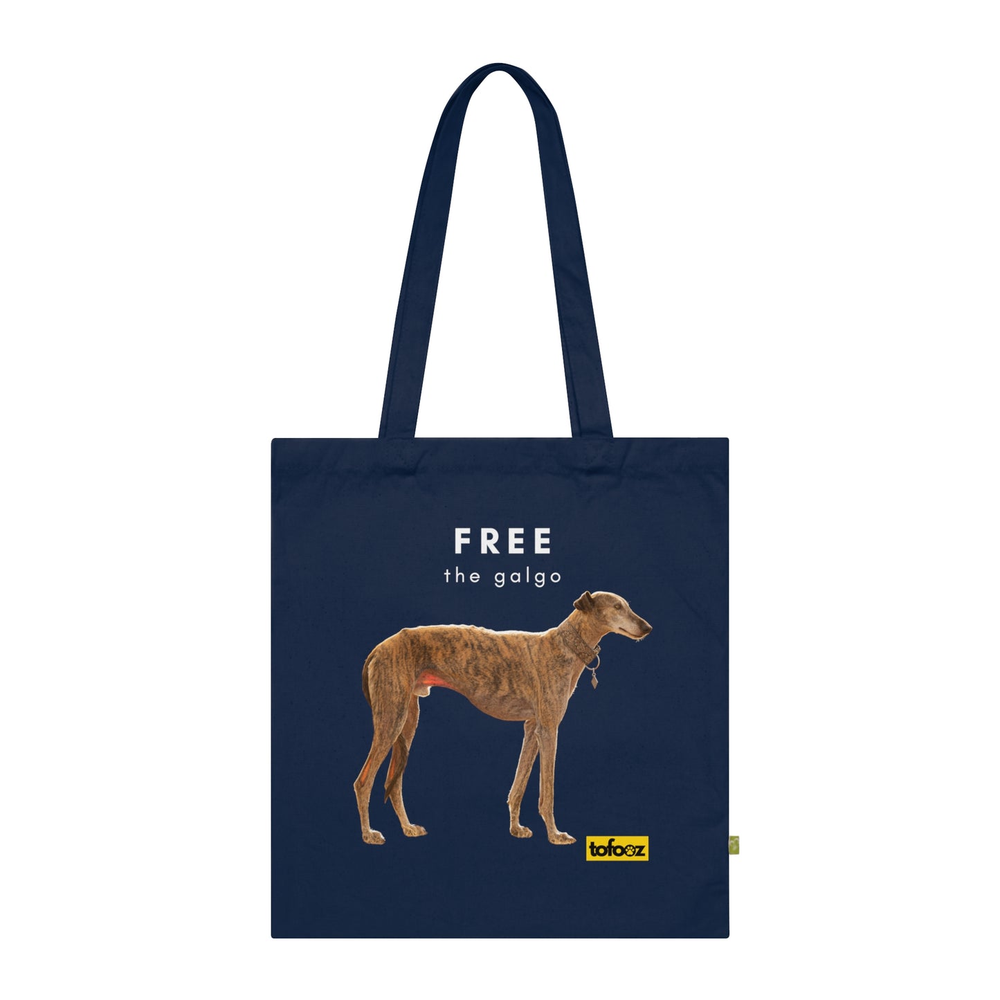 Free The Galgo Organic Cotton Tote Bag