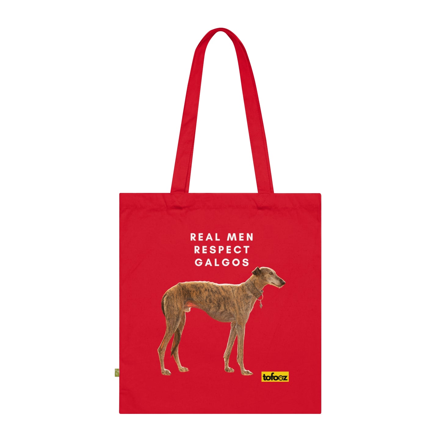 Real Men Respect Brindle Organic Cotton Tote Bag