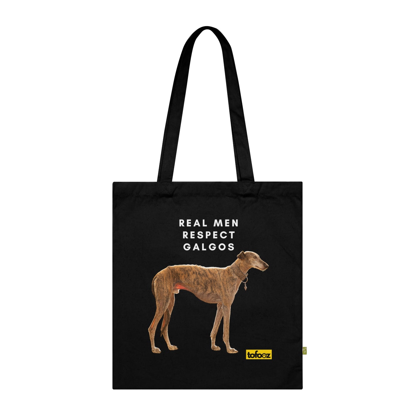 Real Men Respect Brindle Organic Cotton Tote Bag