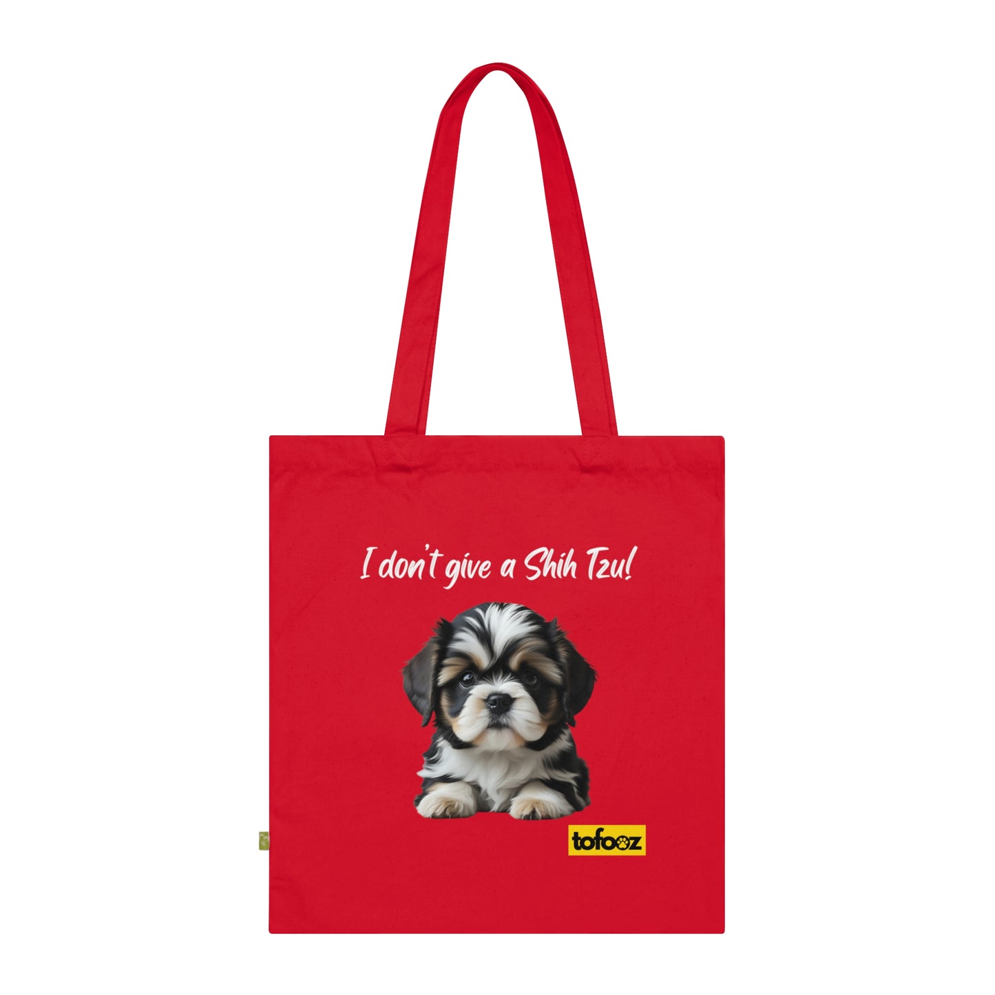 I Don't Give A Shih Tzu Organic Cotton Tote Bag