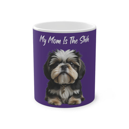 My Mom Is The Shih Shih Tzu Magic Mug, 325ml - Purple