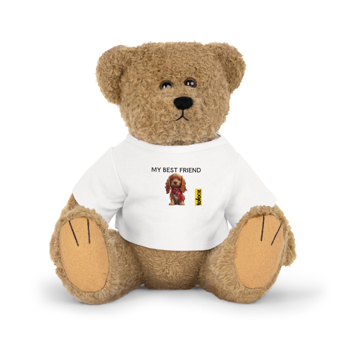 My Best Friend Cartoon Cocker Spaniel - Plush Toy with T-Shirt