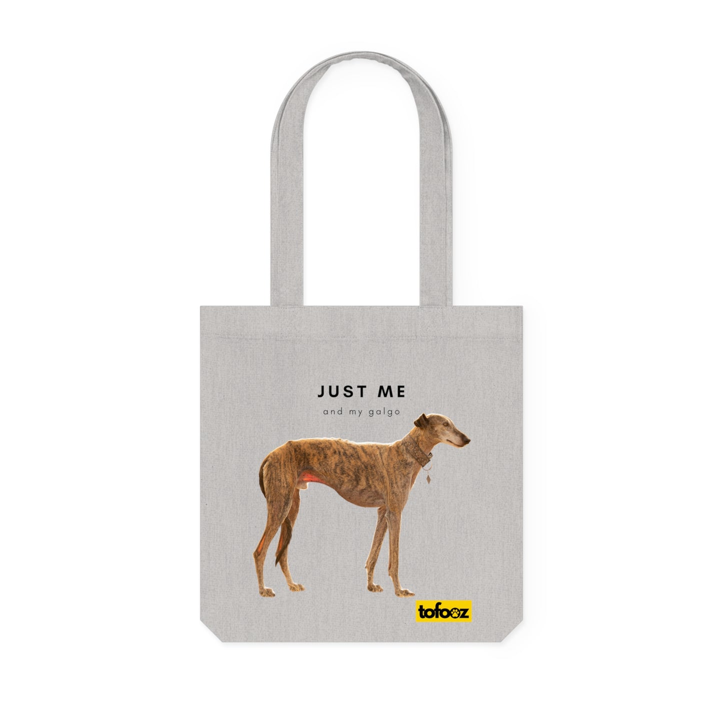 Just Me And My Galgo Woven Tote Bag