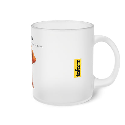 I Helped Add Glitter General - Frosted Glass Mug, 325ml