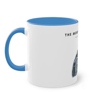 More People I Meet More I Love My Dog (M) Two-Tone Coffee Mug, 325ml - White