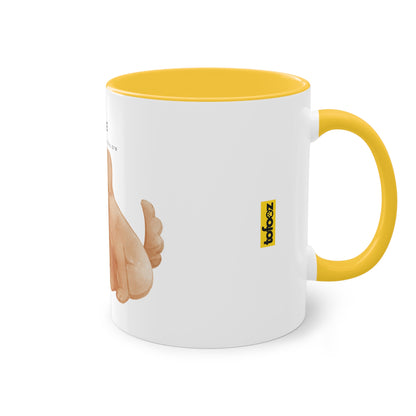 Home Is Where My Animals Are Two-Tone Coffee Mug, 325ml - White