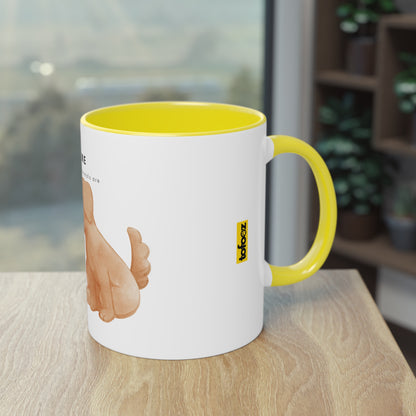 Home Is Where My Animals Are Two-Tone Coffee Mug, 325ml - White