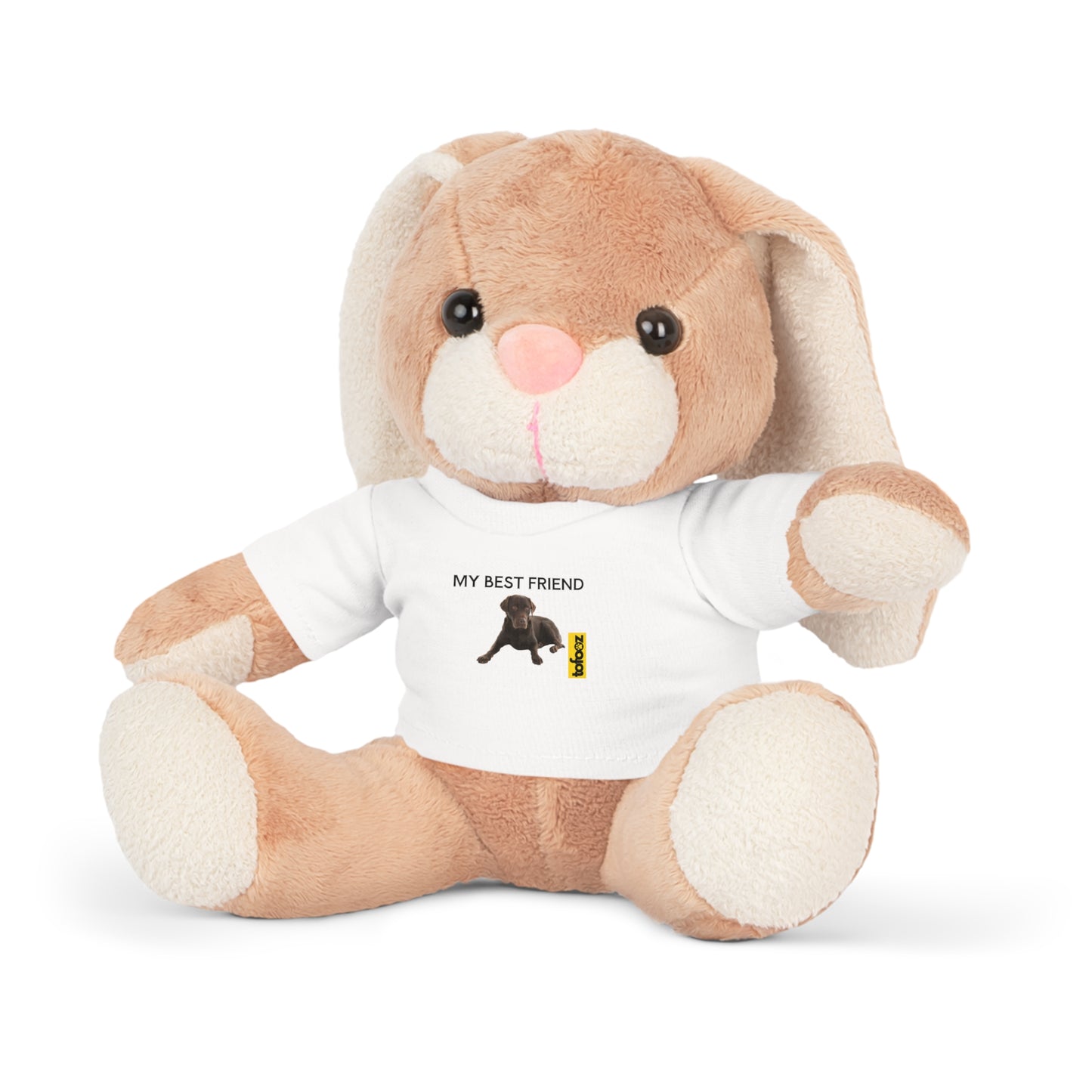 My Best Friend Chocolate Adult Labrador - Plush Toy with T-Shirt