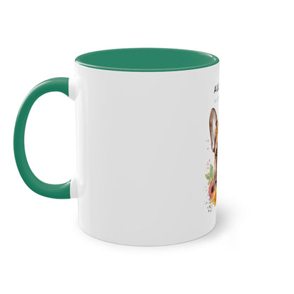 All I Need Is A French Coffee French Bulldog Two-Tone Coffee Mug, 325ml - White