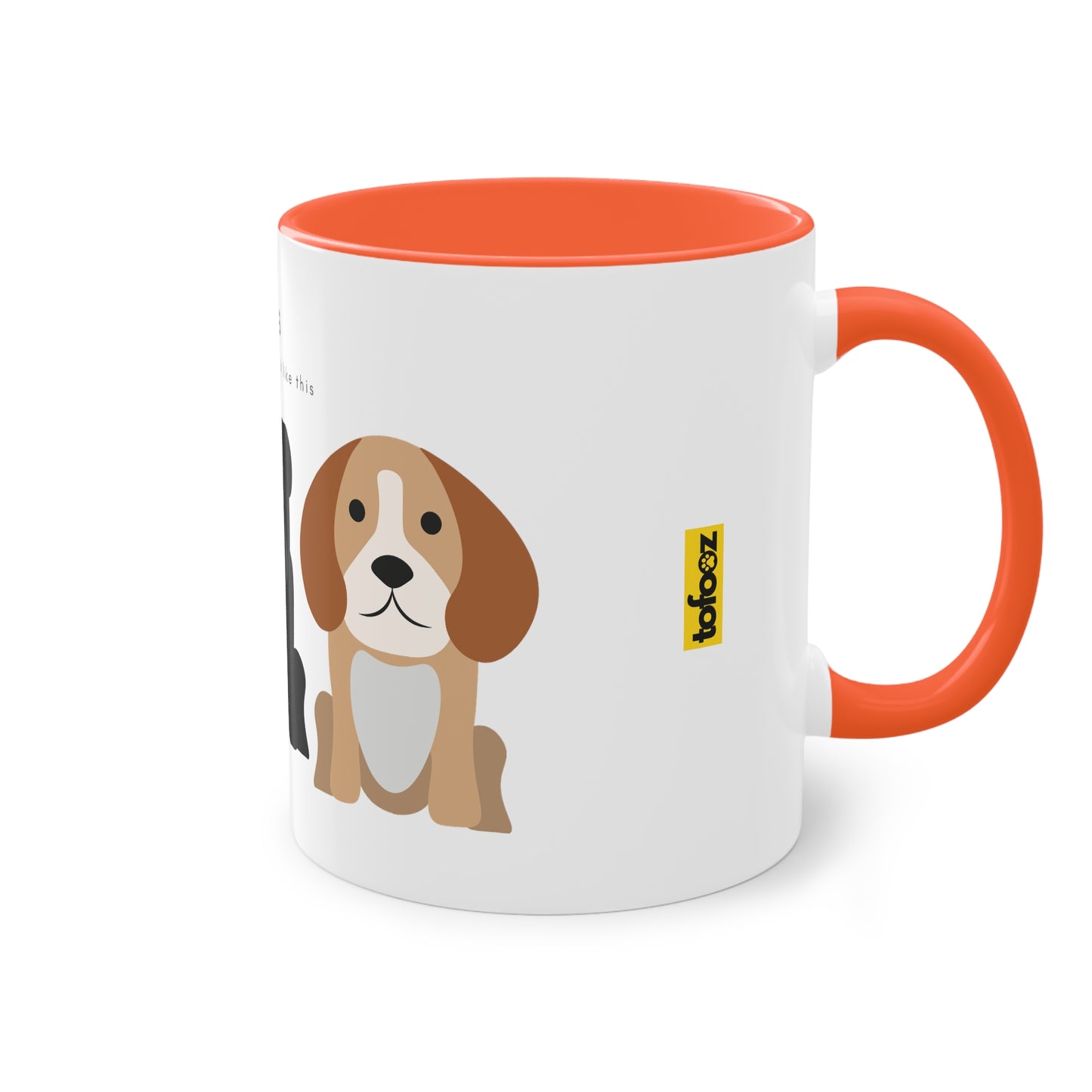 Yes My Children Look Like This Dogs Two-Tone Coffee Mug, 325ml - White