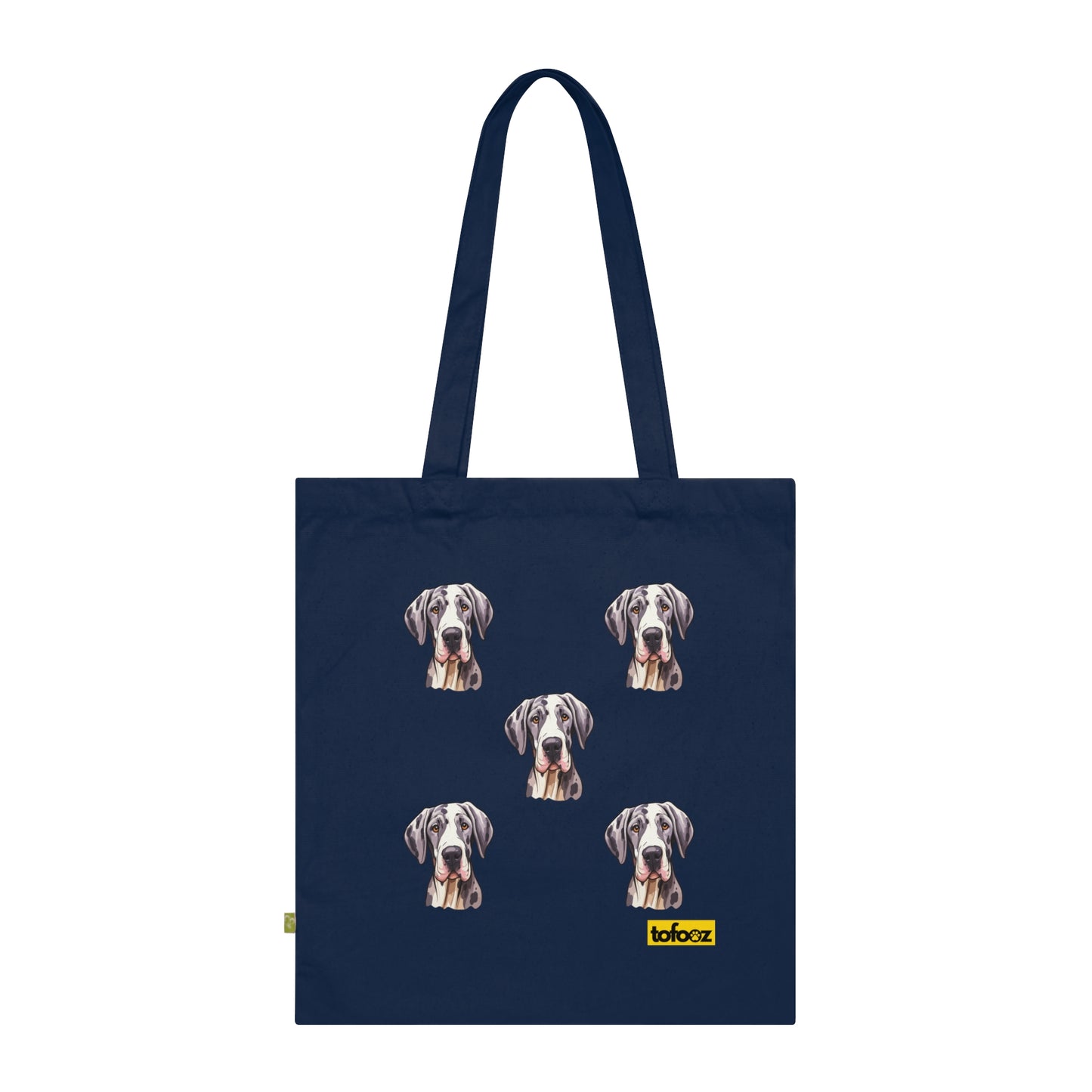 Great Dane Print Organic Cotton Tote Bag