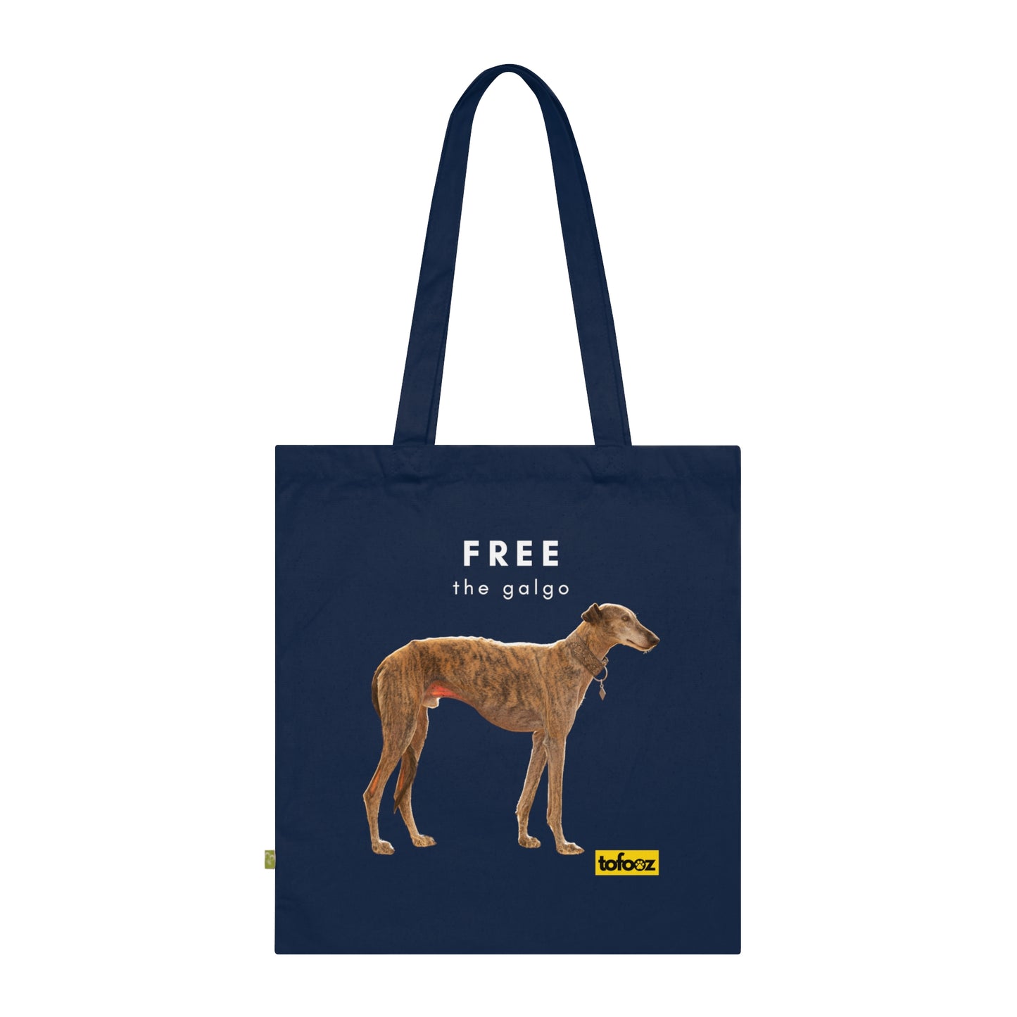 Free The Galgo Organic Cotton Tote Bag