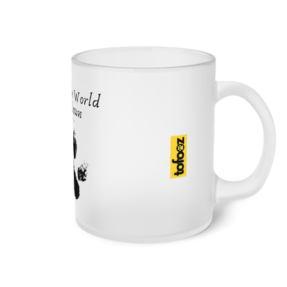 Even If The World Burns Down - Frosted Glass Mug, 325ml