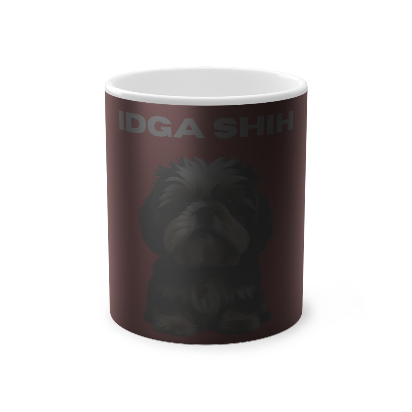 IDGA Shih Shih Tzu Magic Mug, 325ml - Red