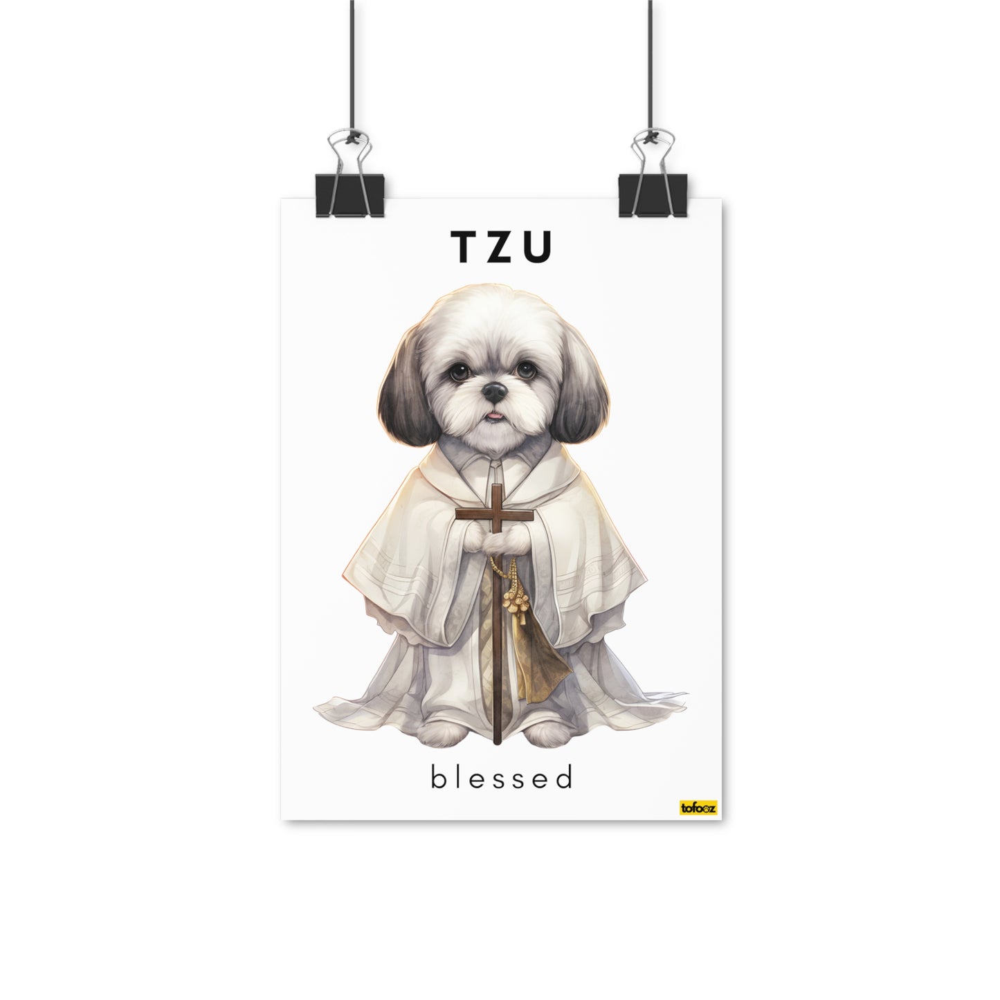 Tzu Blessed Shih Tzu Poster - Various Sizes