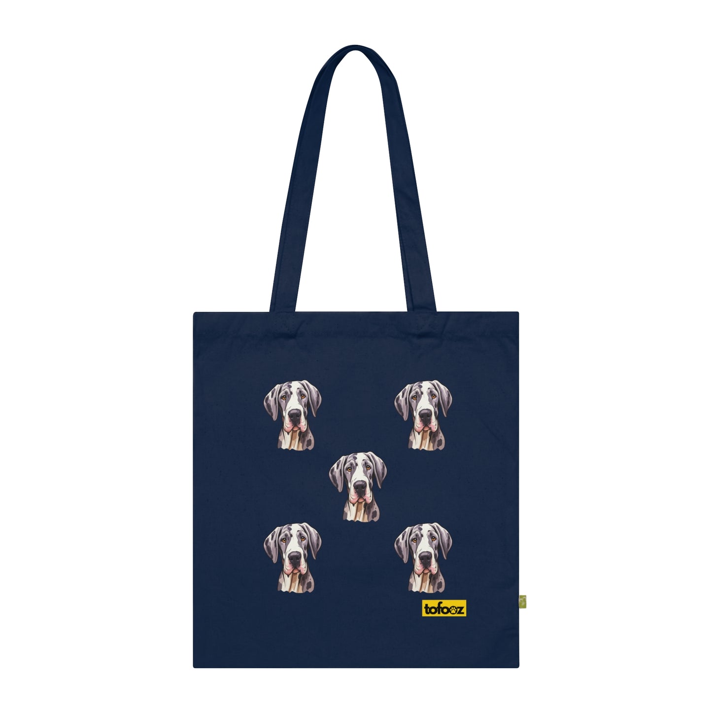 Great Dane Print Organic Cotton Tote Bag