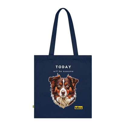 Today Will Be Aussome Red Tri Aussie - Organic Cotton Tote Bag