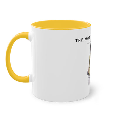 More People I Meet More I Love My Dog Two-Tone Coffee Mug, 325ml - White