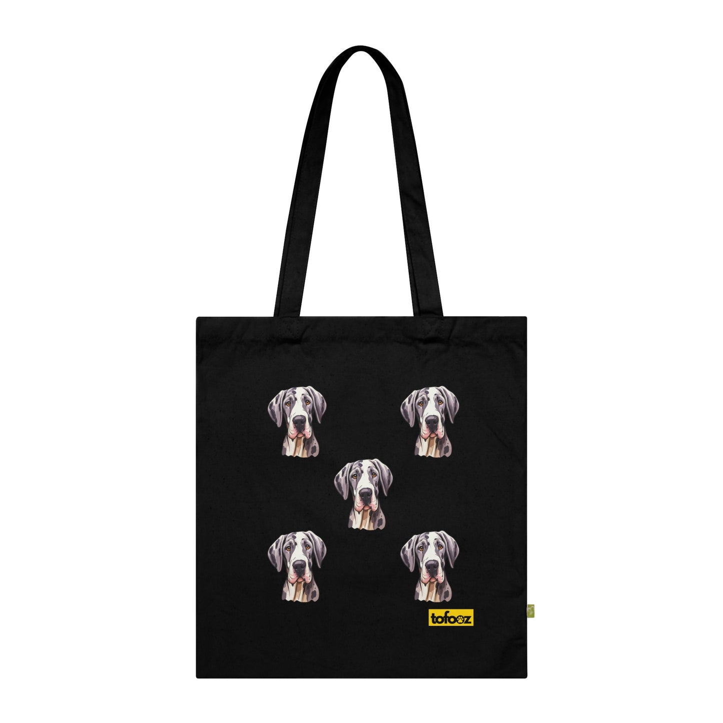 Great Dane Print Organic Cotton Tote Bag