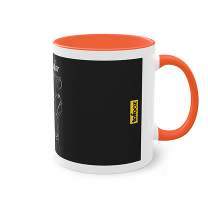 Labrador Character Two-Tone Coffee Mug, 325ml