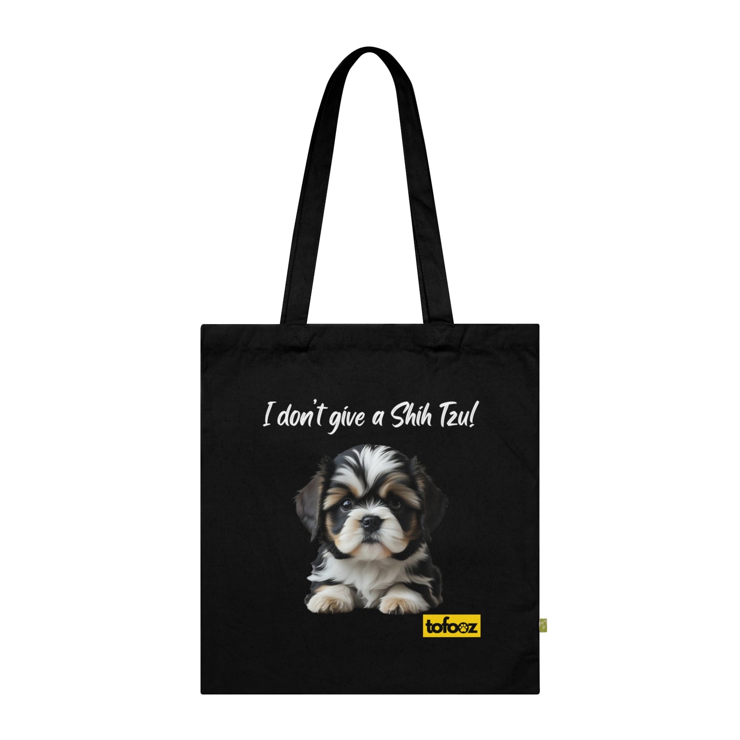 I Don't Give A Shih Tzu Organic Cotton Tote Bag