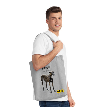 Free The Galgo Woven Tote Bag