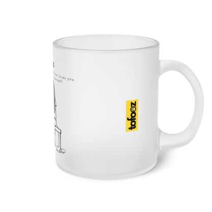 A Dog's Love - Frosted Glass Mug, 325ml