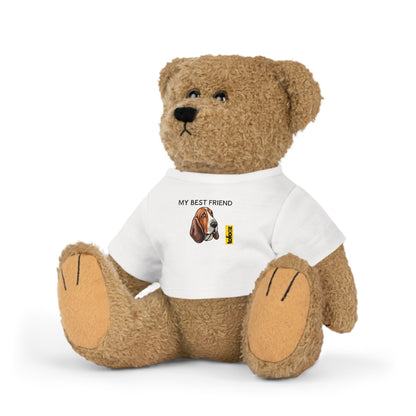 My Best Friend Basset Hound - Plush Toy with T-Shirt